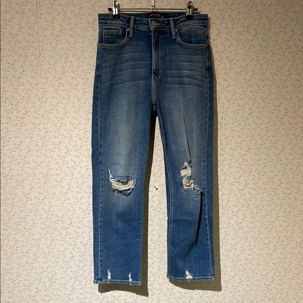 Just Black Denim Size 28 Cropped Jeans